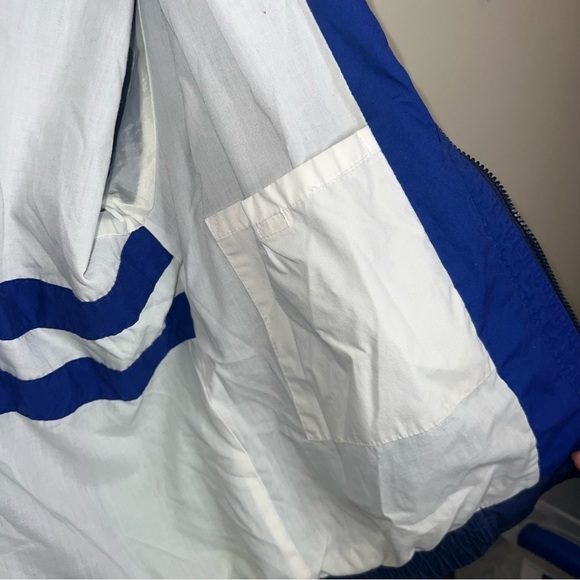 London Fog Vintage Men’s Color Block Jacket Windbreaker With Built In Hood Med - Picture 12 of 15